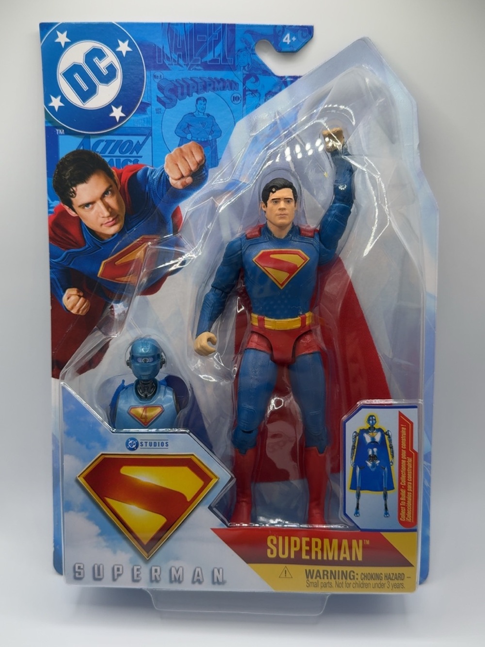 DC Comics Superman Figure - Blue, Red & Yellow Costume